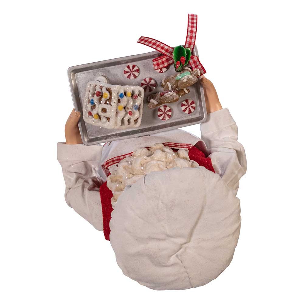 Kurt Adler 11-Inch Fabriché™ Gingerbread Chef Santa